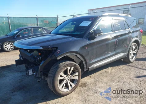 2020 Ford Explorer Platinum из США, поврежденный, VIN 1FM5K8HC9LGA36290